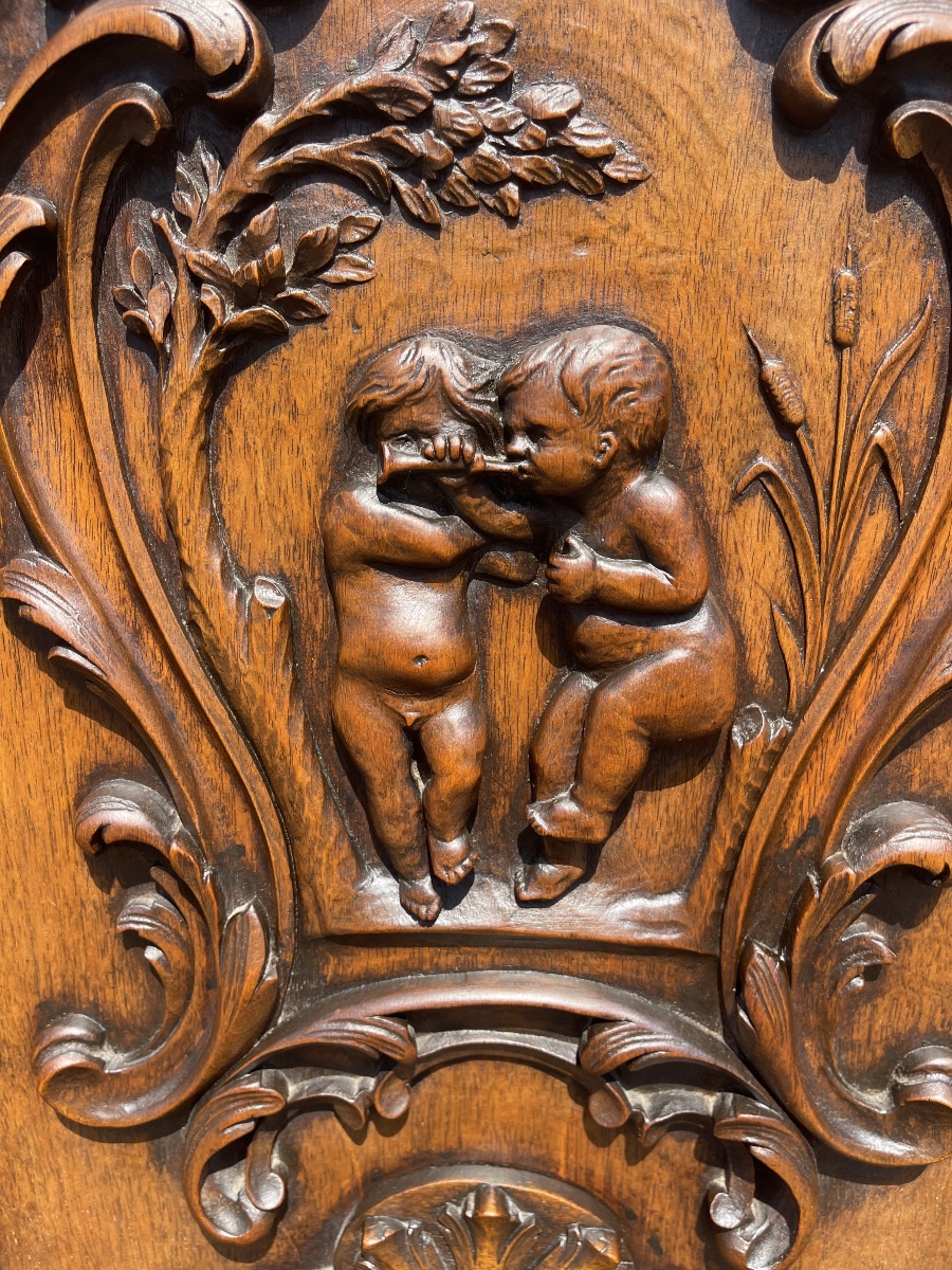 Liège-style Walnut Cabinet -photo-3