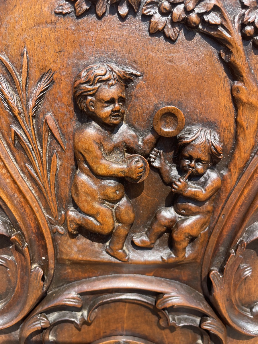 Liège-style Walnut Cabinet -photo-1