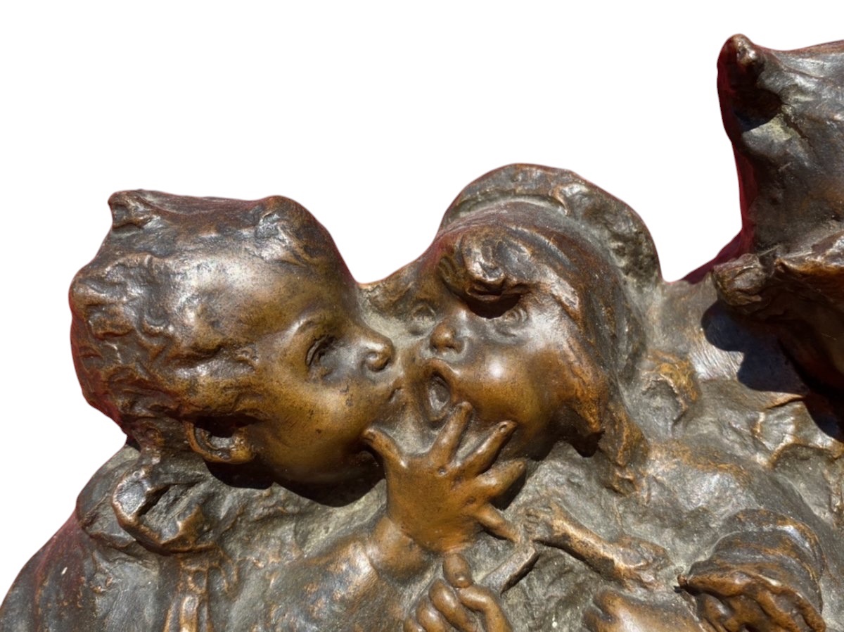 Juan Clara - Bronze, 6 Busts Of Laughing Children-photo-4