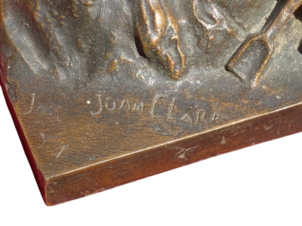 Juan Clara - Bronze, 6 Busts Of Laughing Children-photo-3