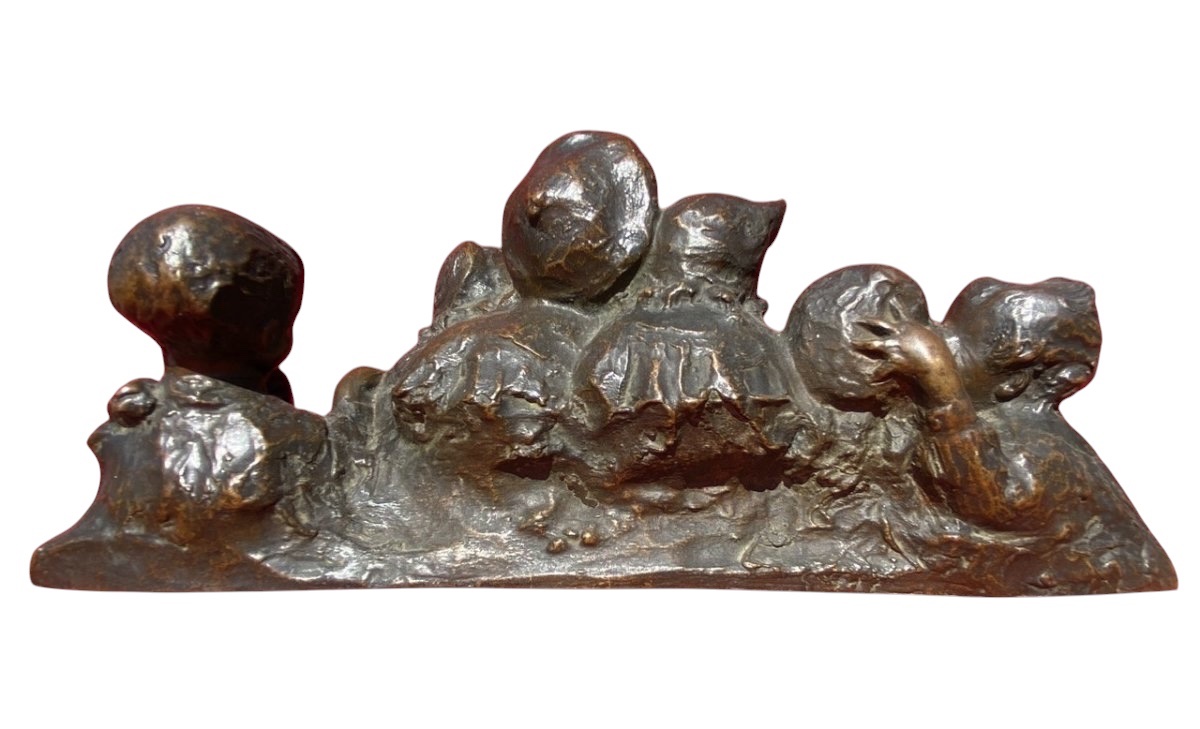 Juan Clara - Bronze, 6 Busts Of Laughing Children-photo-4