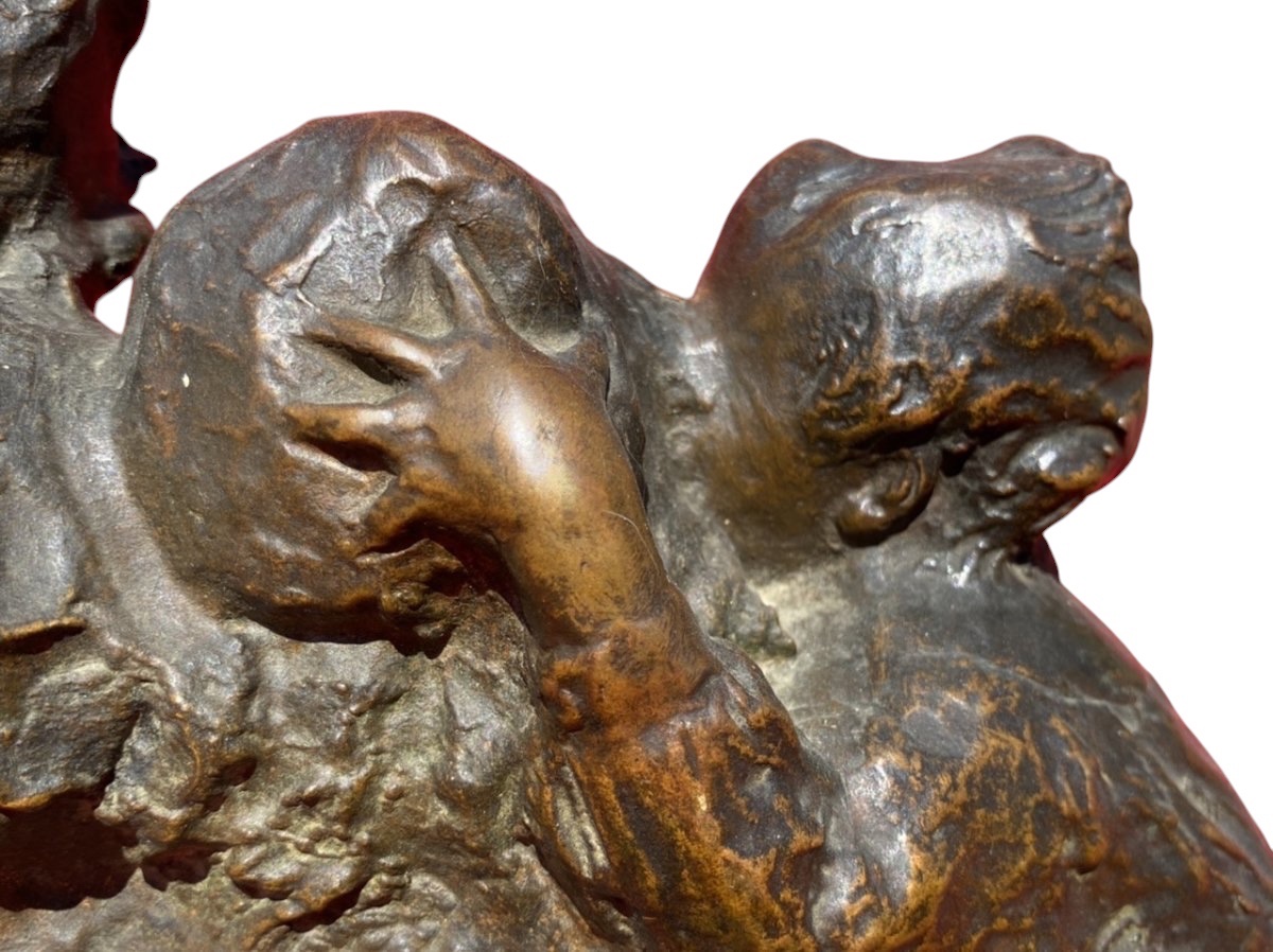 Juan Clara - Bronze, 6 Busts Of Laughing Children-photo-5