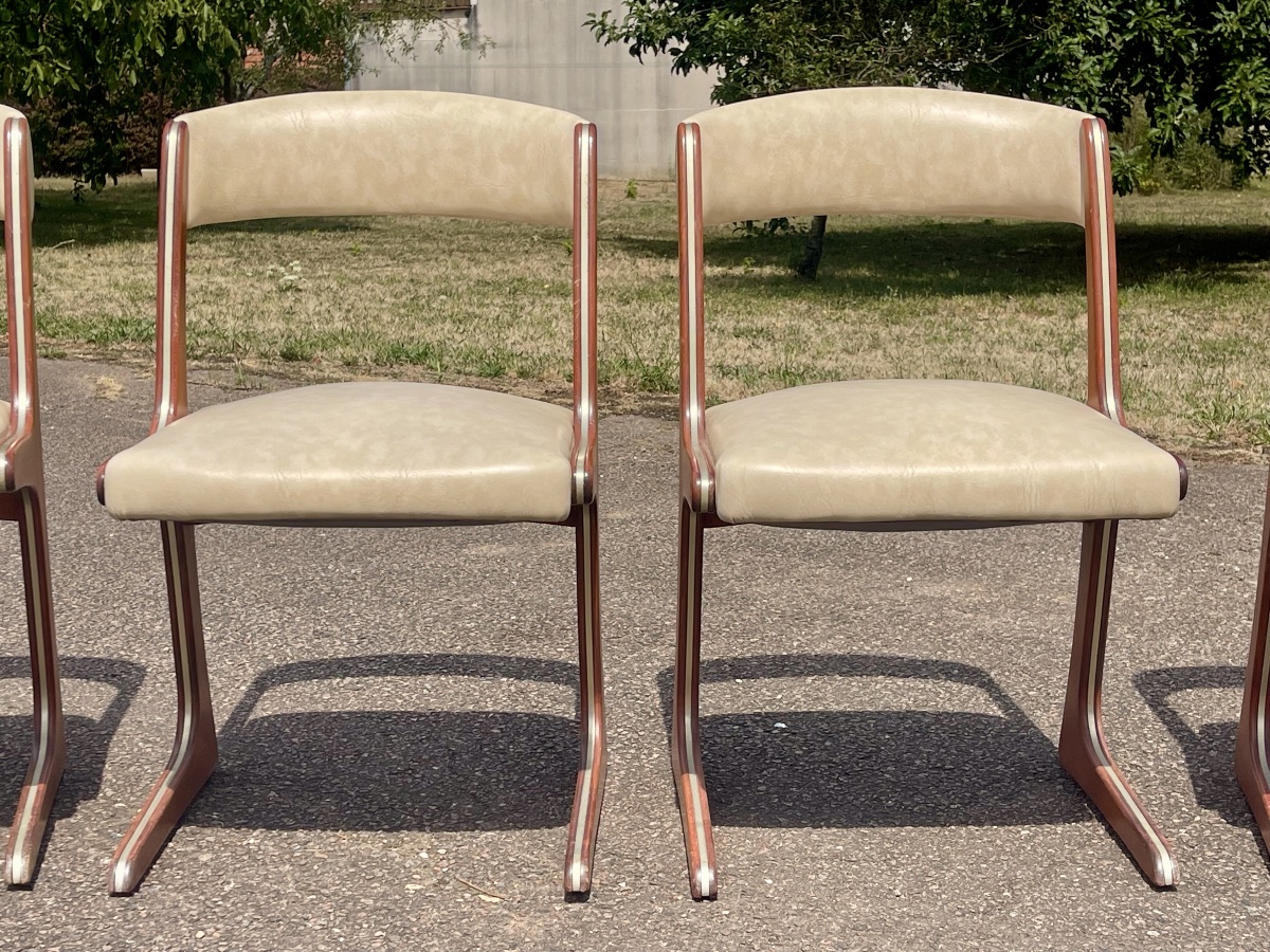 BAUMANN - Suite de 6 Chaises Kangourou-photo-4
