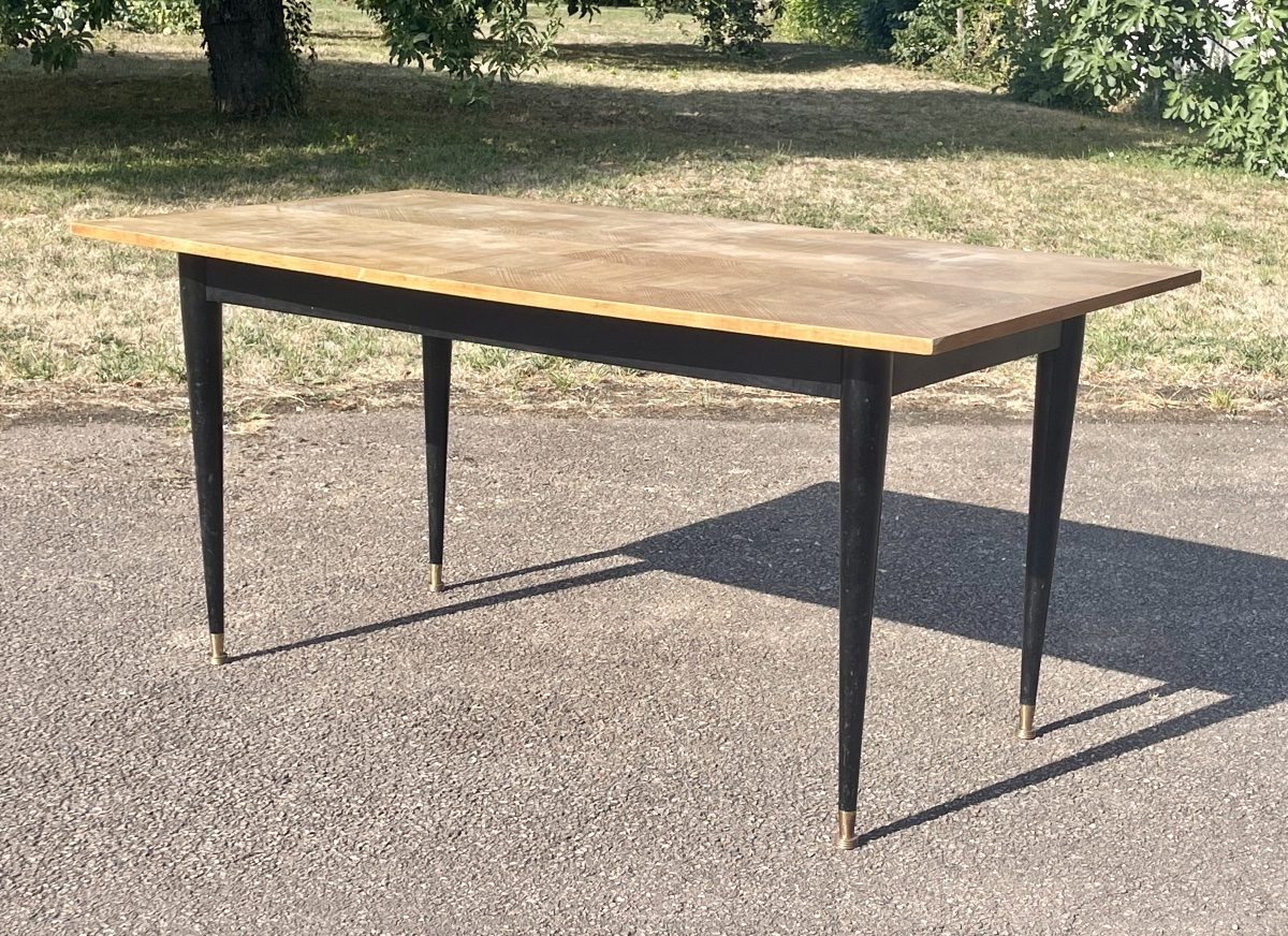Vintage Dining Table Or Desk-photo-3
