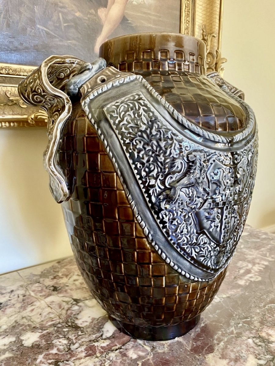 Hb & Cie Choisy Le Roi - Impressive Earthenware Vase-photo-4