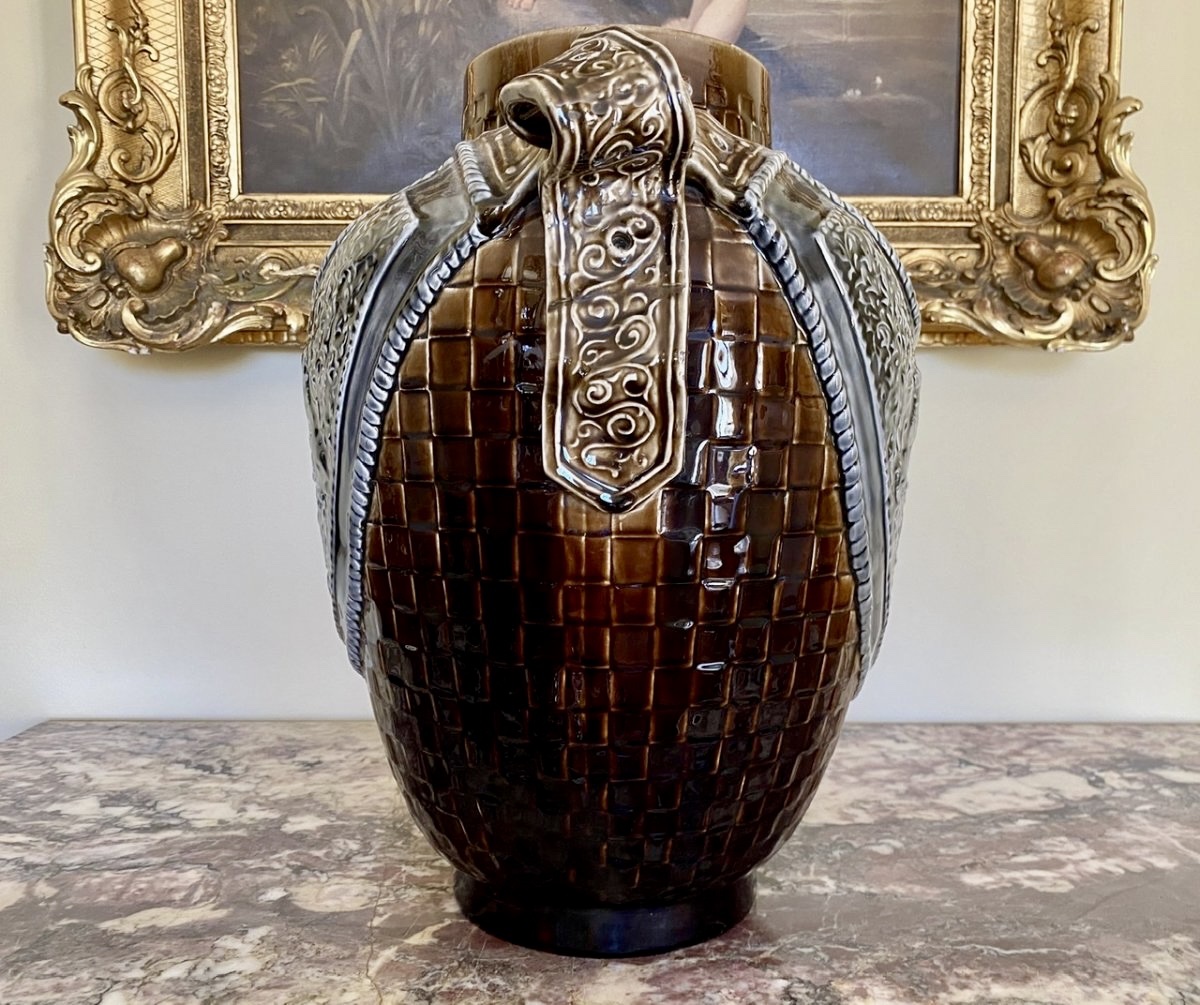Hb & Cie Choisy Le Roi - Impressive Earthenware Vase-photo-2