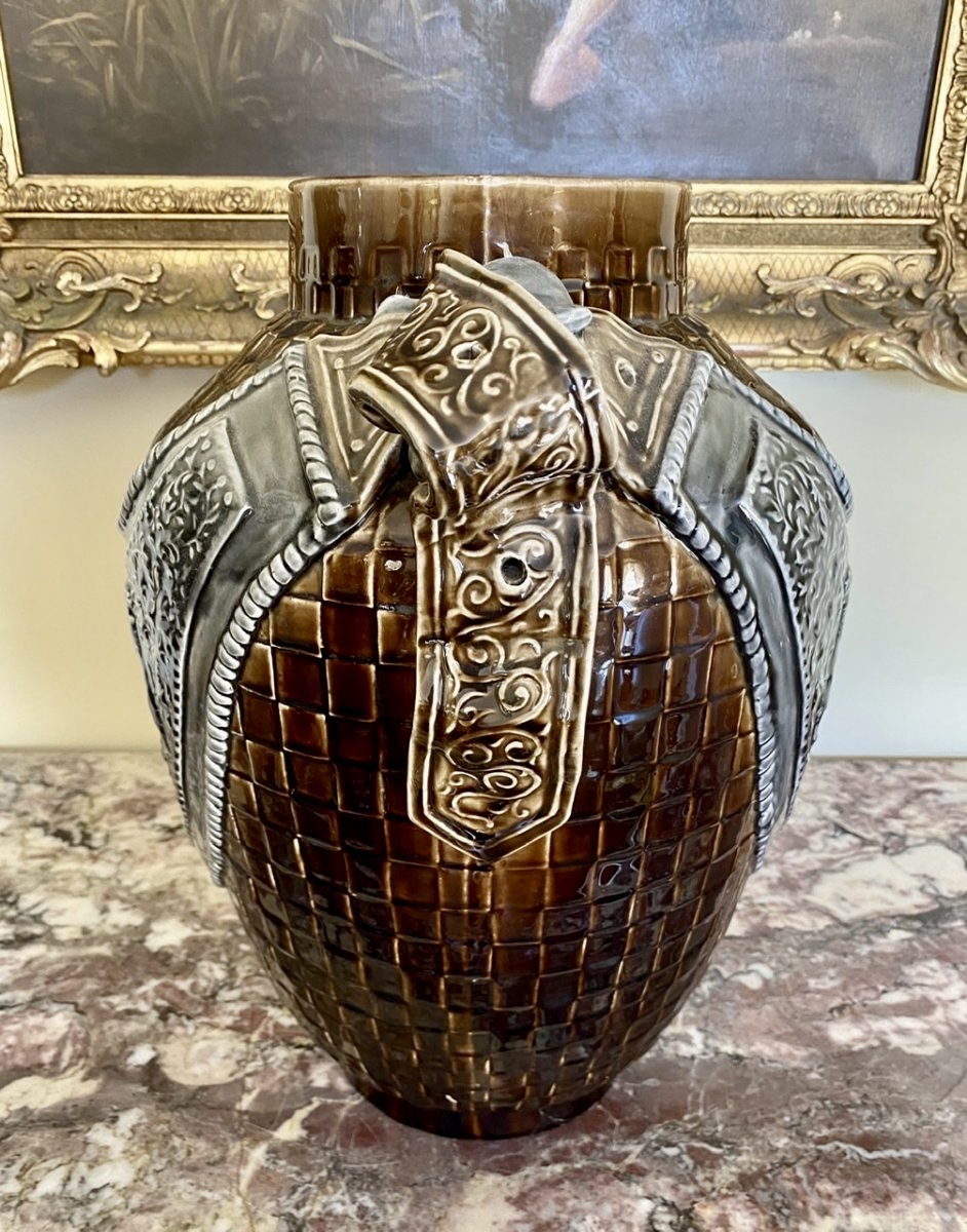 Hb & Cie Choisy Le Roi - Impressive Earthenware Vase-photo-5