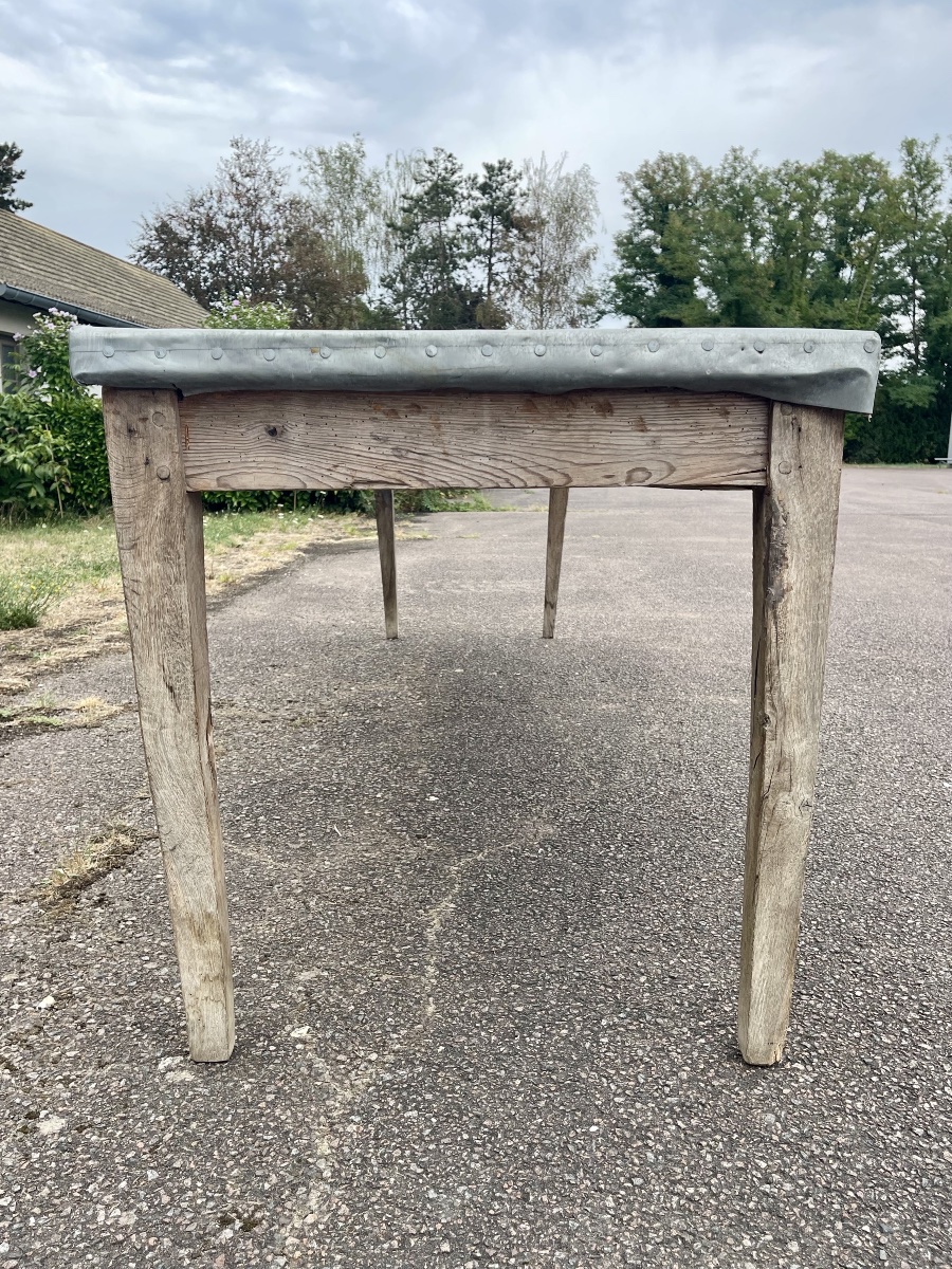Grande Table de Fleuriste / Table de ferme-photo-4