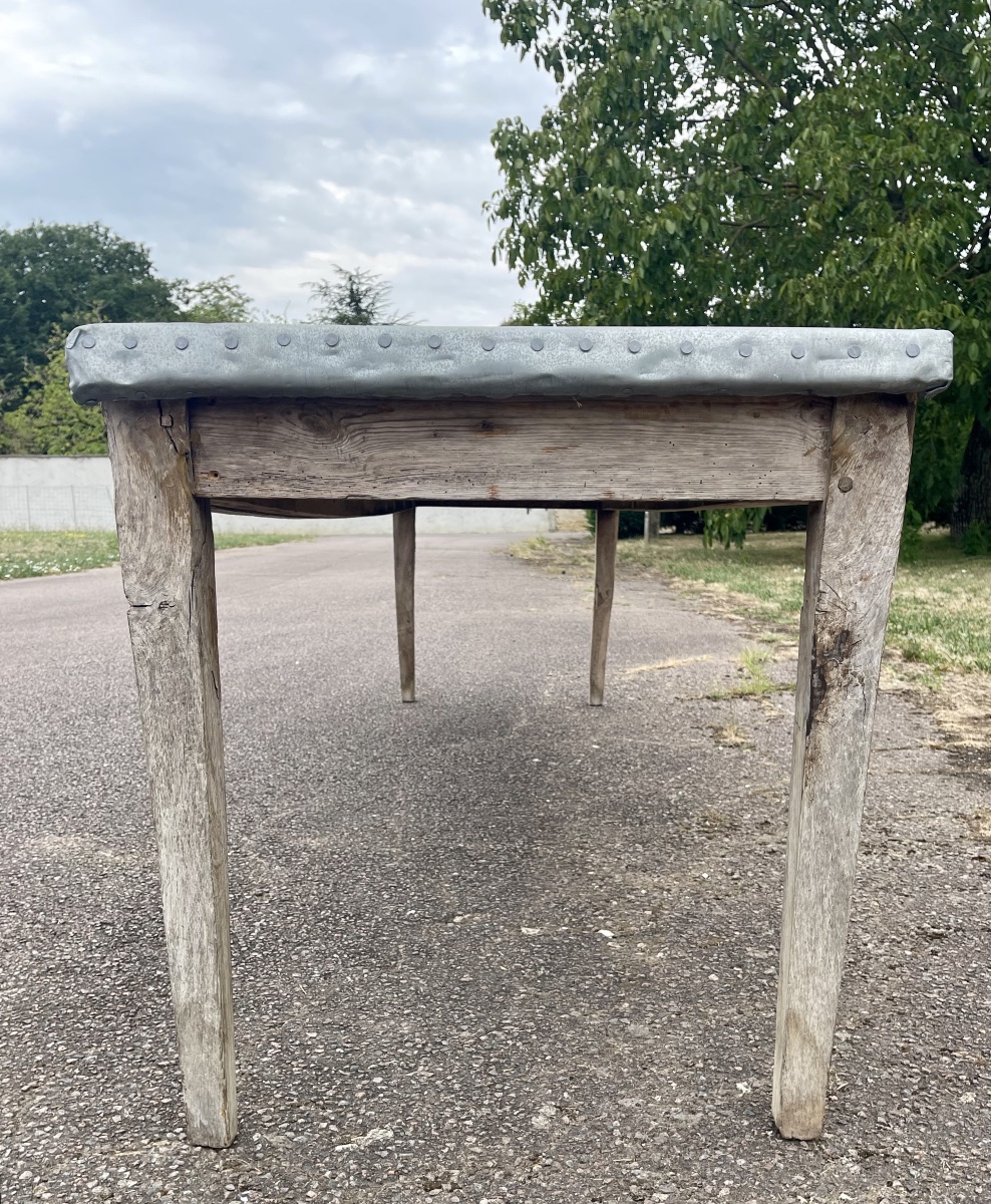 Grande Table de Fleuriste / Table de ferme-photo-5