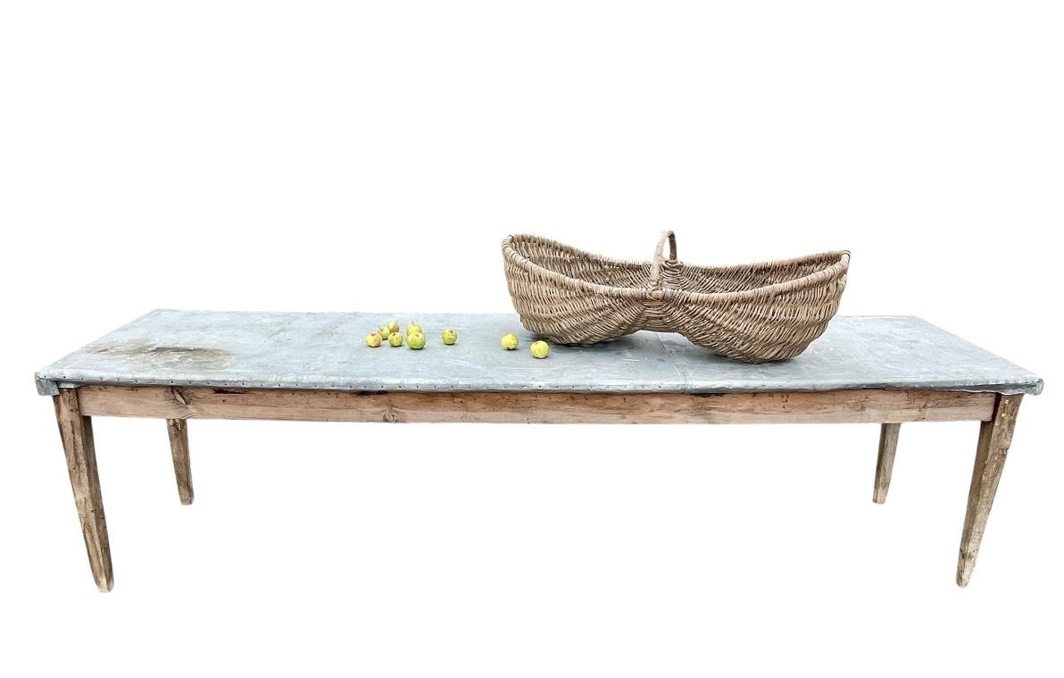 Grande Table de Fleuriste / Table de ferme