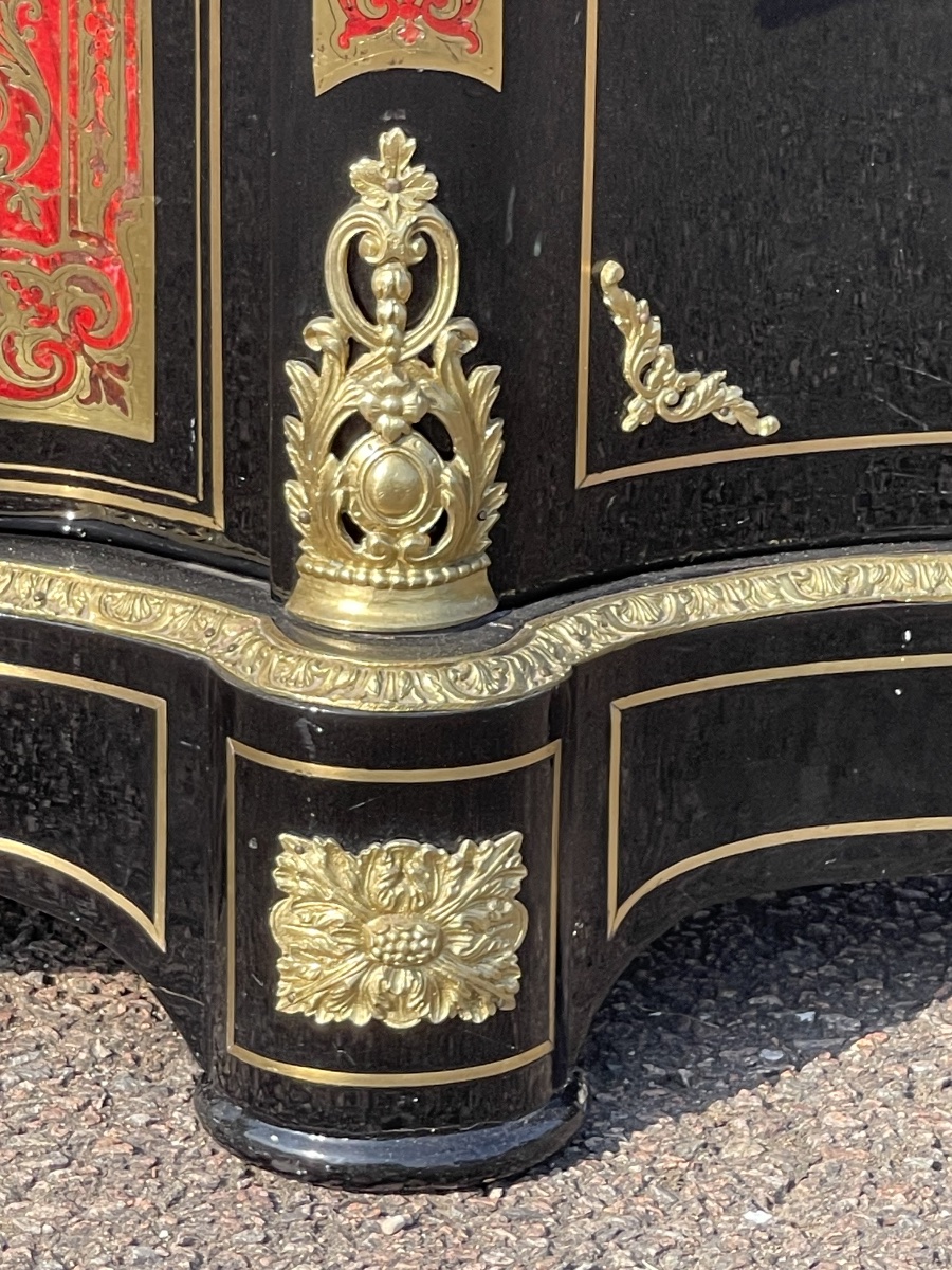 Buffet d’appui Marqueterie Boulle Napoléon III -photo-2