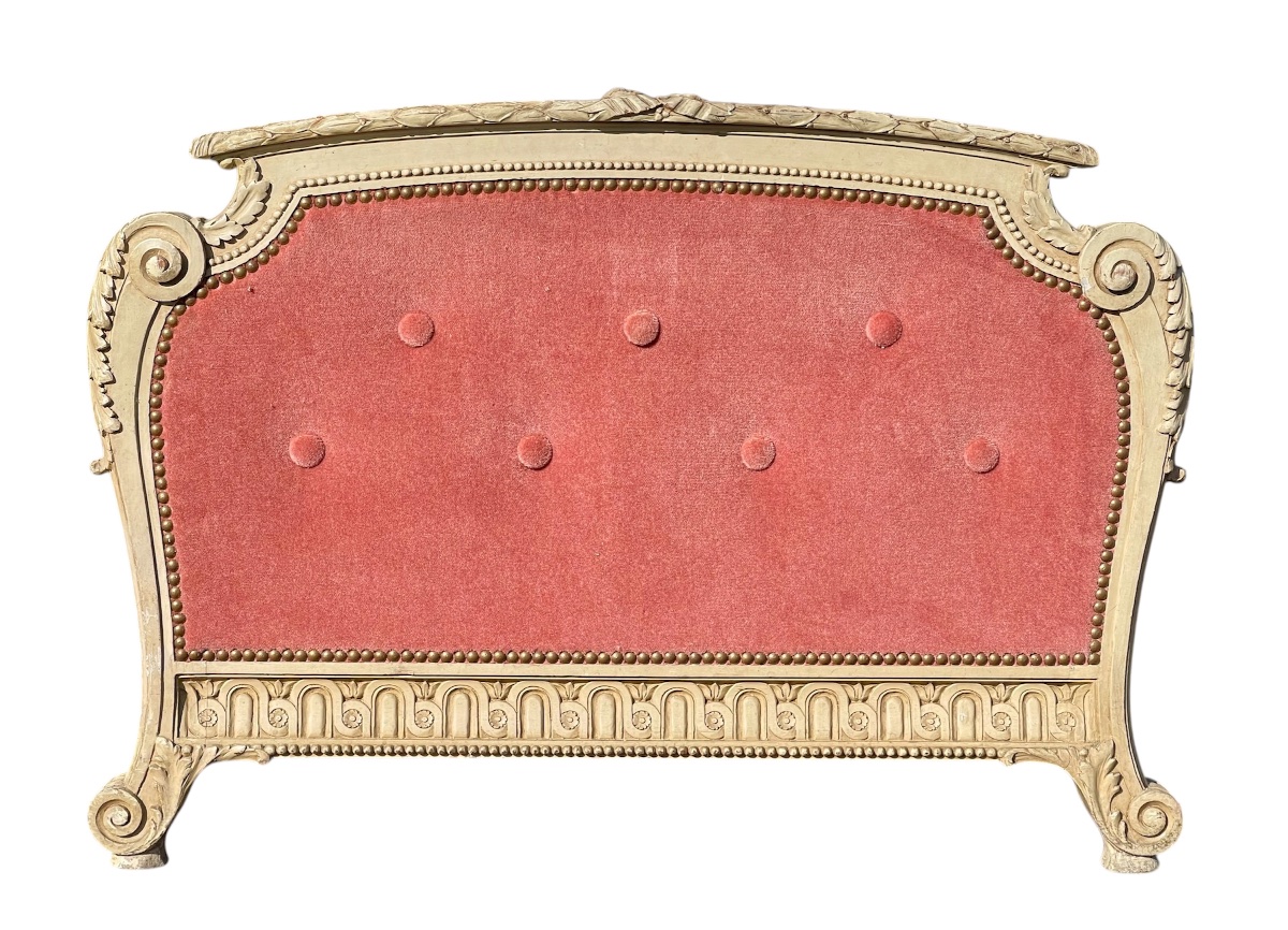 Small Transition Louis XV/louis XVI Style Bed-photo-3