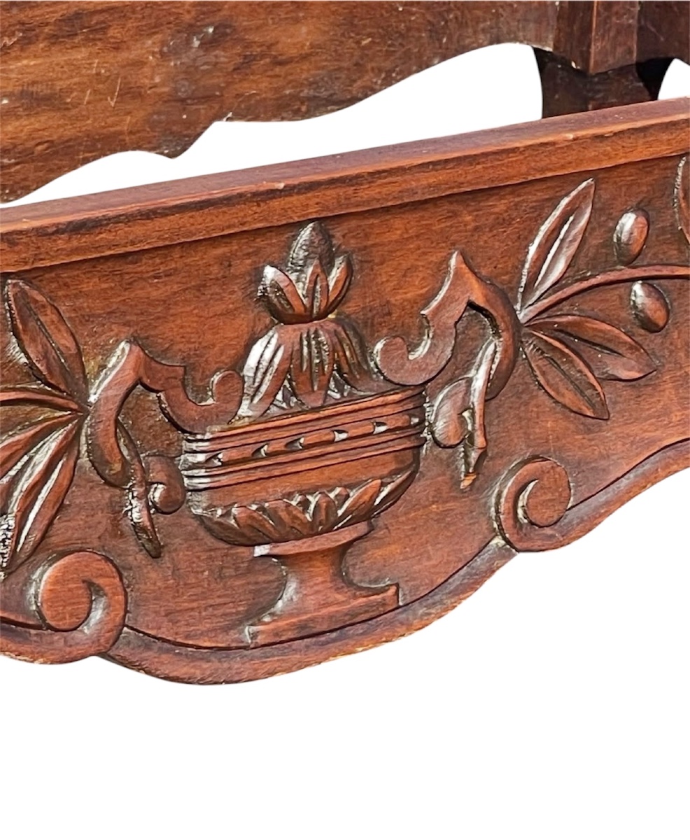 Provençal Kneading Trough Made Of Solid Walnut -photo-3