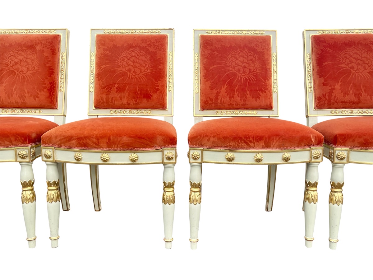 8 Empire-style Chairs In The Jacob Style-photo-3
