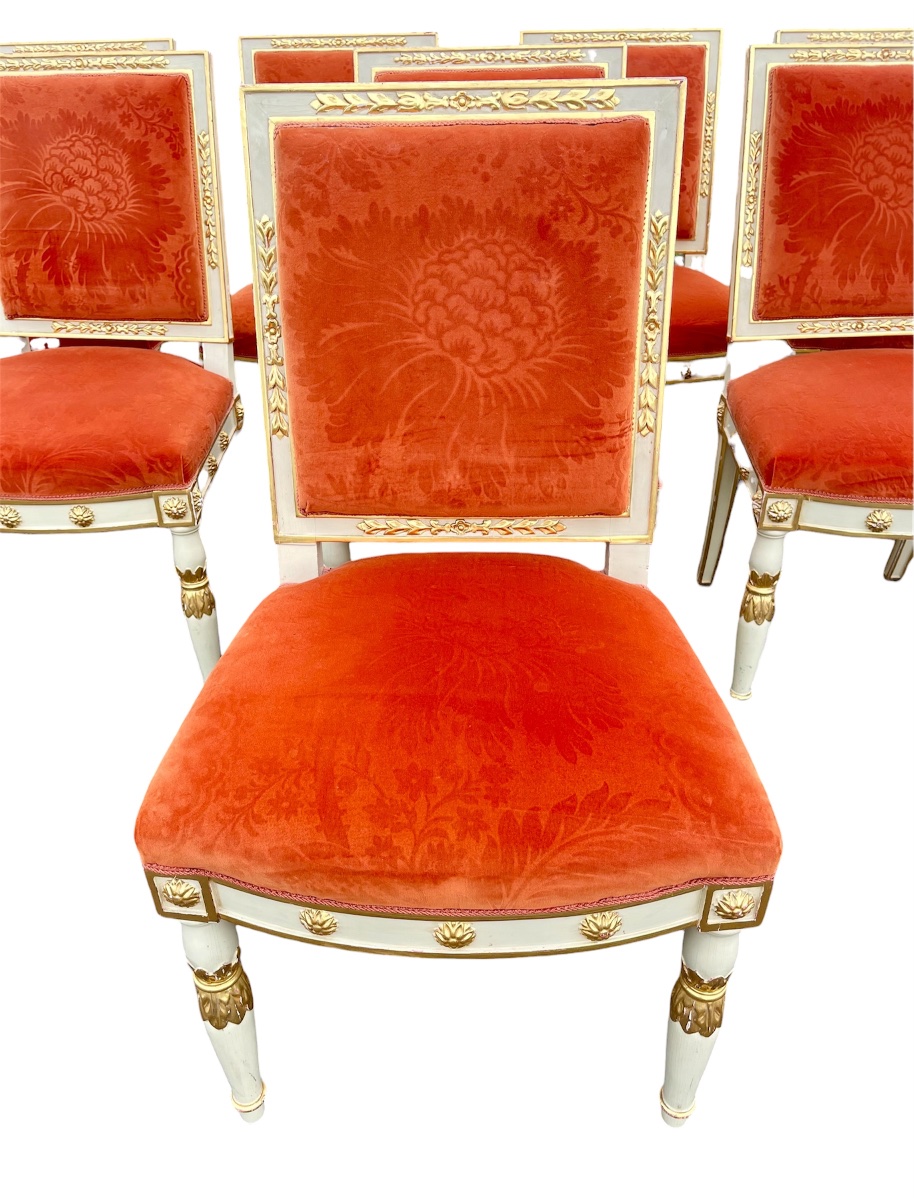 8 Empire-style Chairs In The Jacob Style-photo-4