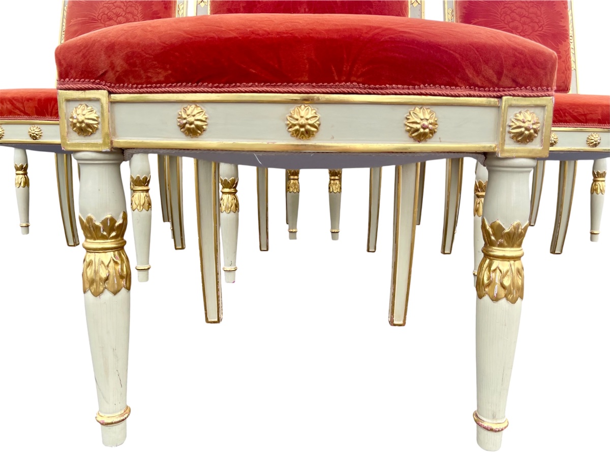 8 Empire-style Chairs In The Jacob Style-photo-2