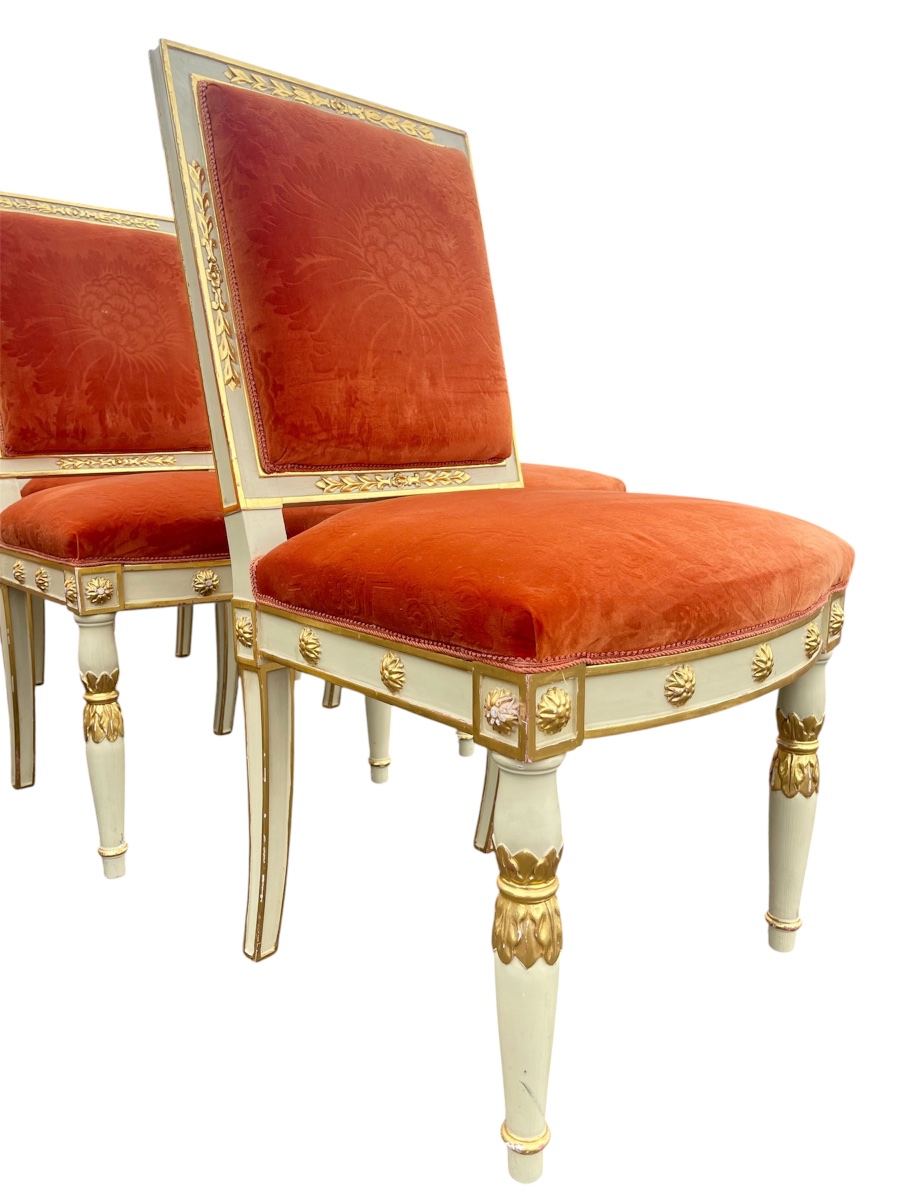 8 Empire-style Chairs In The Jacob Style-photo-4
