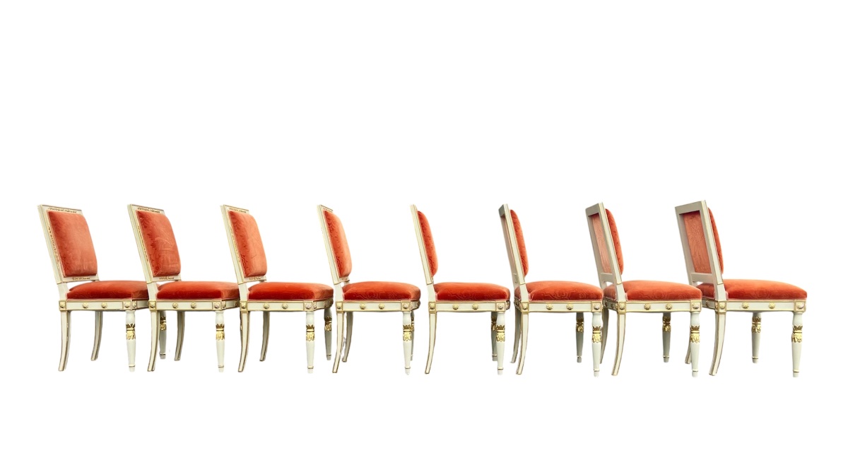 8 Empire-style Chairs In The Jacob Style-photo-6