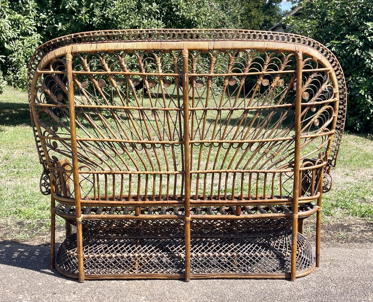 Rare, Large Emmanuelle Sofa-photo-5