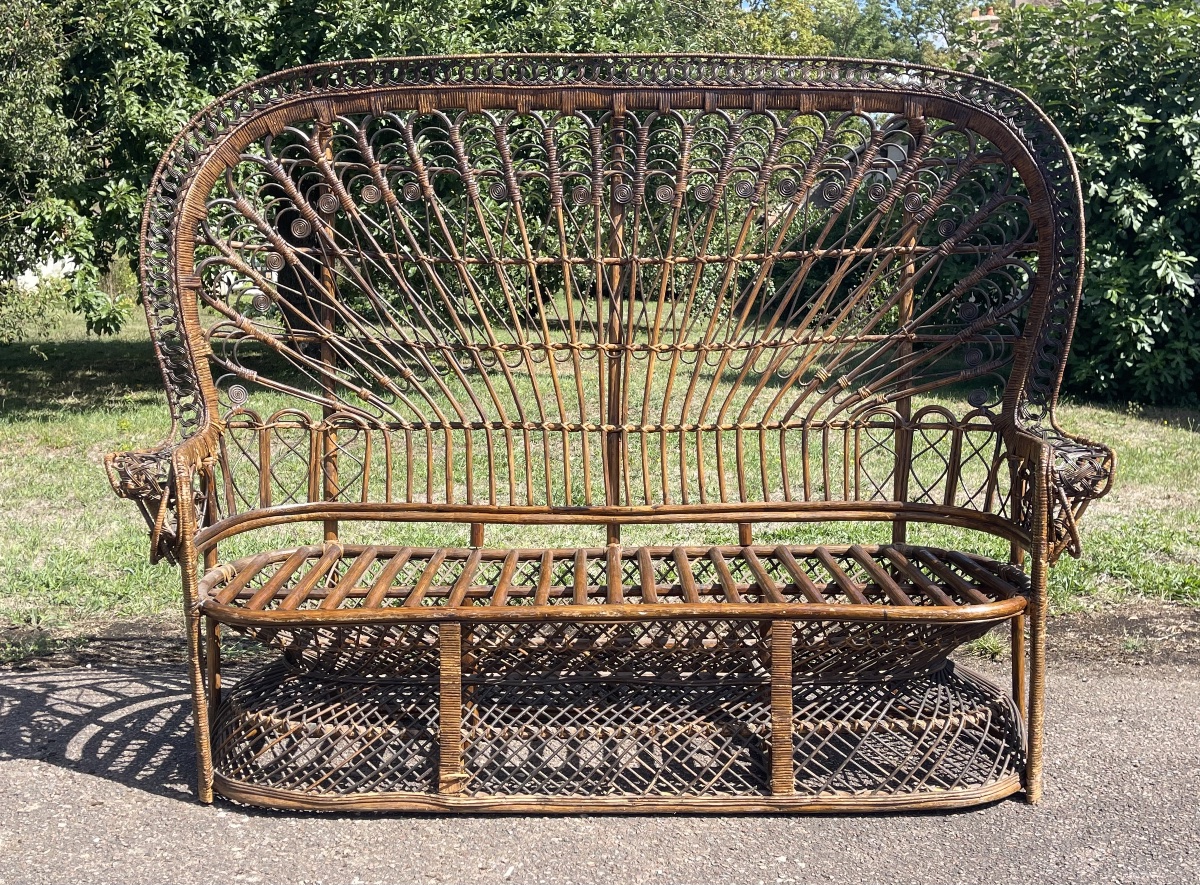 Rare, Large Emmanuelle Sofa-photo-7