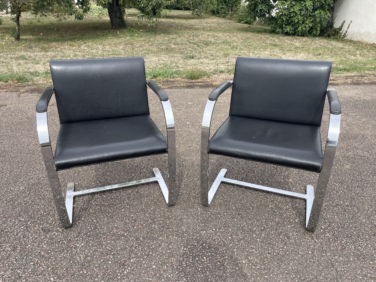 KNOLL - 3 Fauteuils BRNO-photo-3