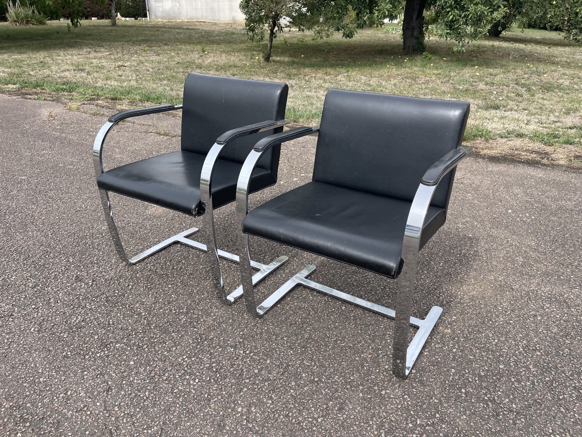 KNOLL - 3 Fauteuils BRNO-photo-4
