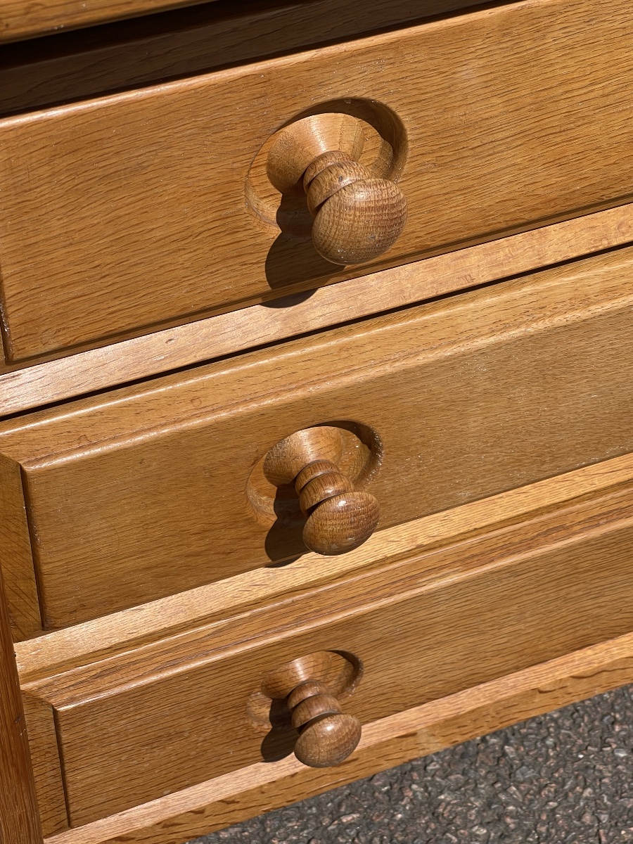 Guillerme And Chambron - Chest Of Drawers And Green Ceramics -photo-2