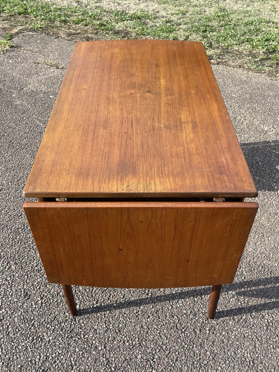 Arne Vodder - Scandinavian Teak Desk-photo-5