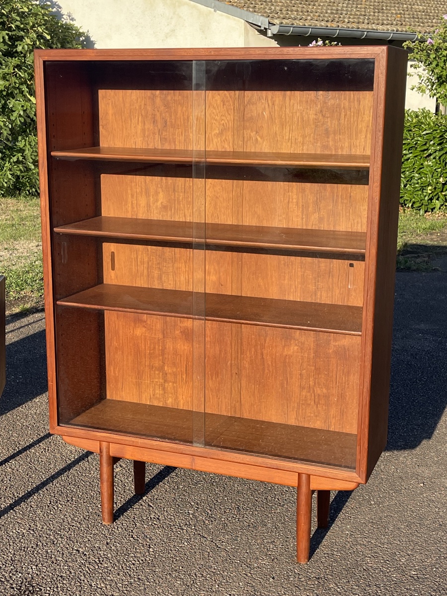Børge MOGENSEN -  Bibliothèque / Vitrine Scandinave modèle 129-photo-2