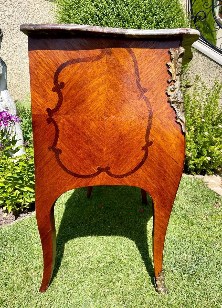 Charles CHEVALLIER - Commode Louis XV en Marqueterie-photo-4