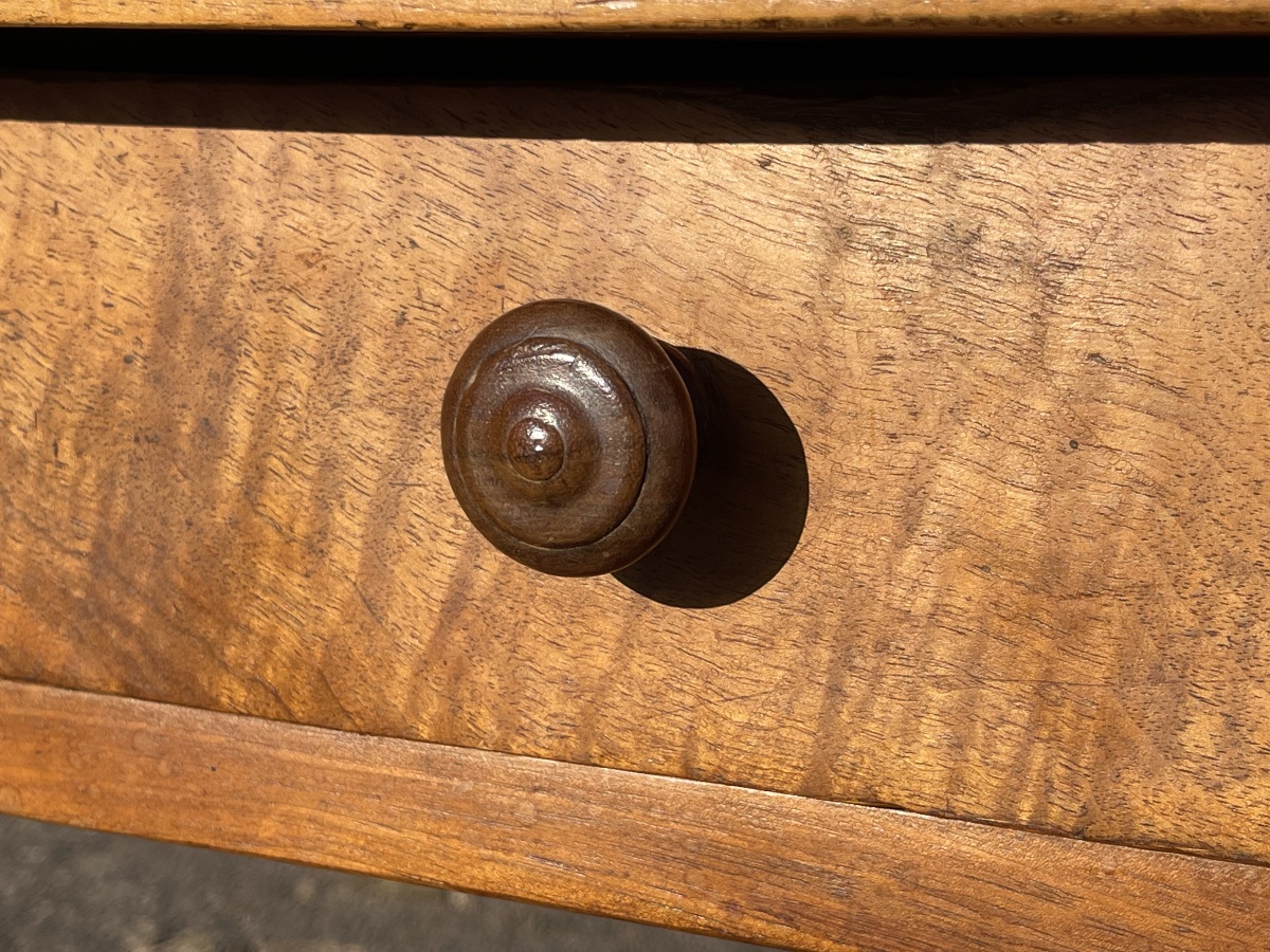 Table / Bureau en Noyer Style Louis Philippe-photo-6