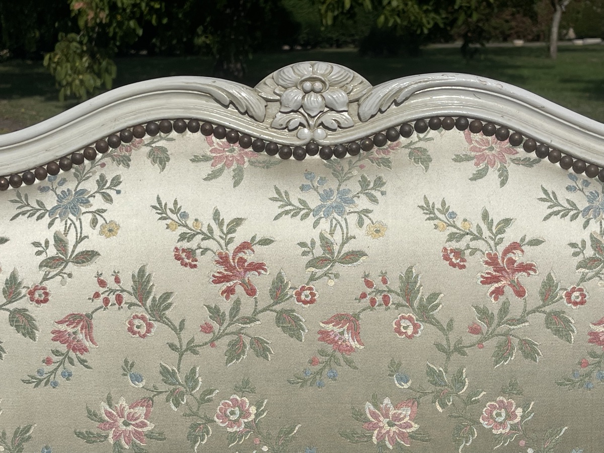Pair Of Lacquered Louis XV-style Beds-photo-2