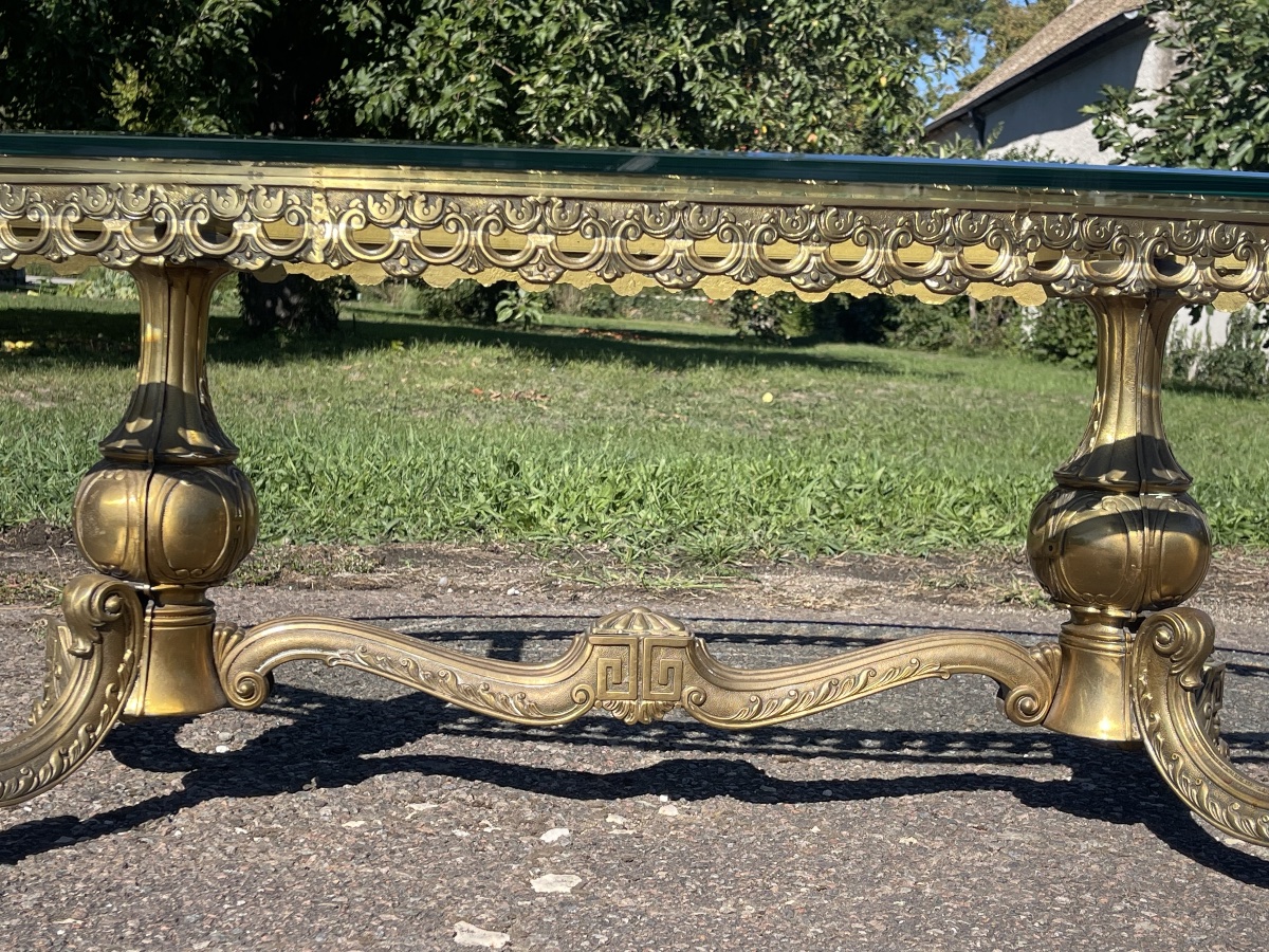 Bronze Coffee Table / Living Room Table-photo-1