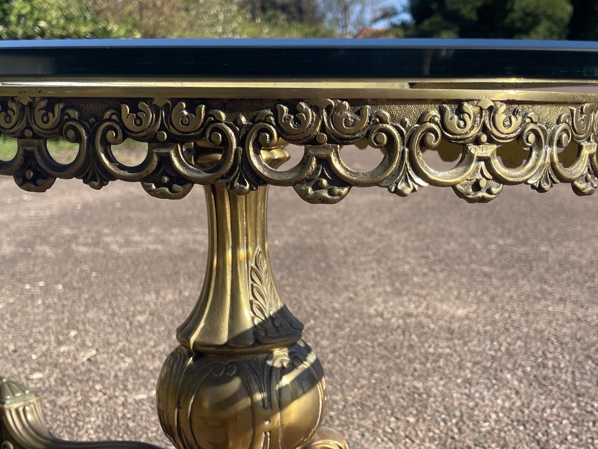 Bronze Coffee Table / Living Room Table-photo-2