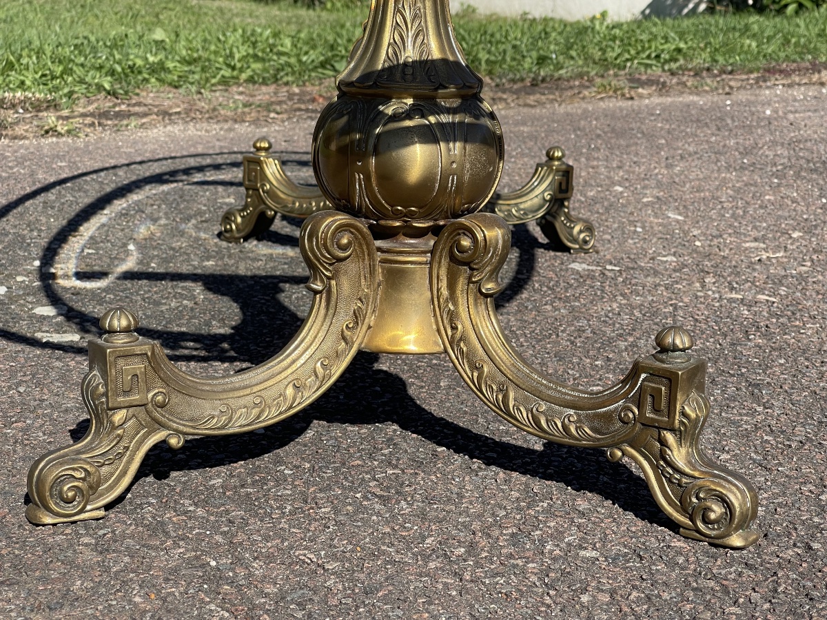 Bronze Coffee Table / Living Room Table-photo-8