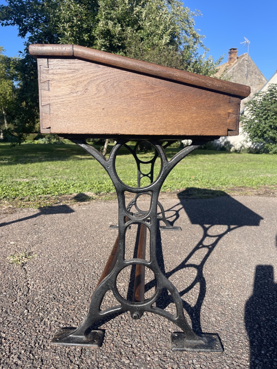 Pupitre d’Écolier et ses 2 Chaises -photo-4