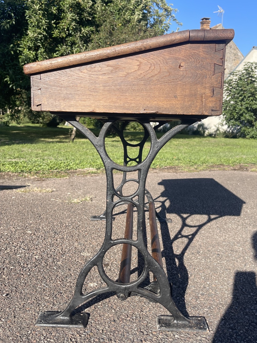 Pupitre d’Écolier et ses 2 Chaises -photo-6