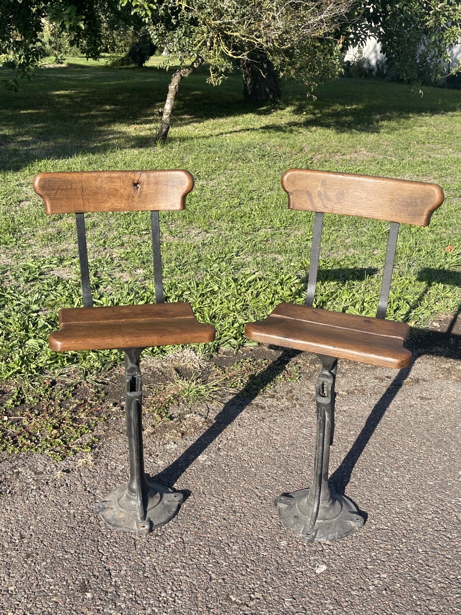 Pupitre d’Écolier et ses 2 Chaises -photo-7