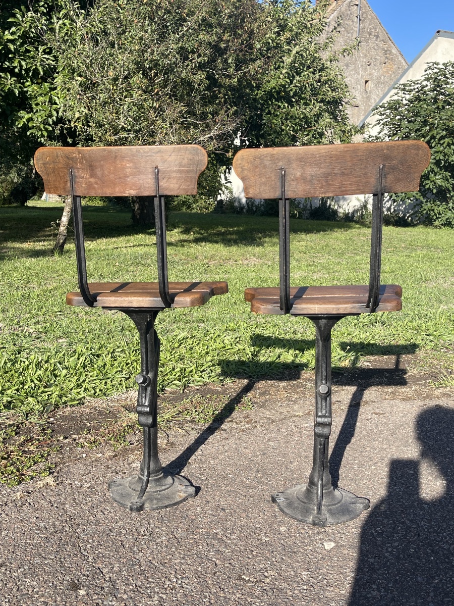Pupitre d’Écolier et ses 2 Chaises -photo-8