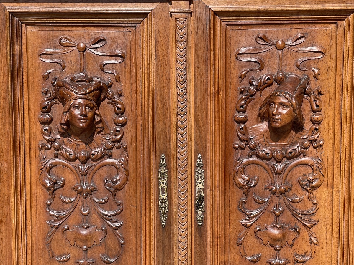 Jean-Paul MAZAROZ - Buffet en Noyer Style Renaissance -photo-2