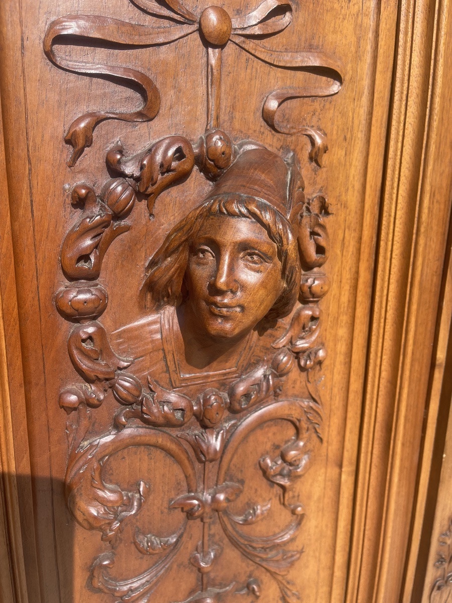 Jean-Paul MAZAROZ - Buffet en Noyer Style Renaissance -photo-1