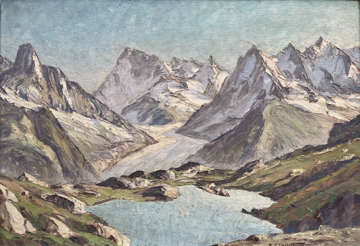 Paul Esnoul - Chamonix, The Mer De Glace, And The Aiguilles-photo-2