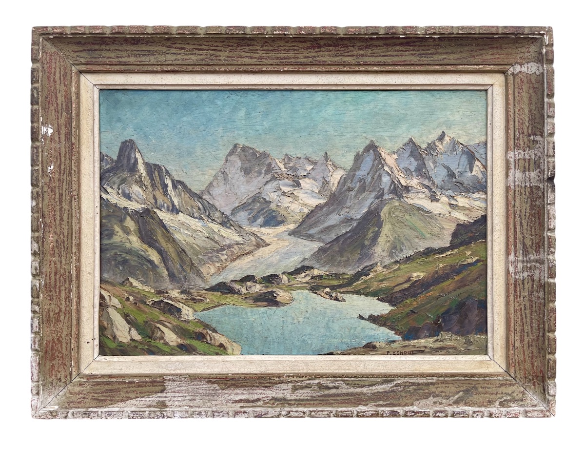 Paul Esnoul - Chamonix, The Mer De Glace, And The Aiguilles
