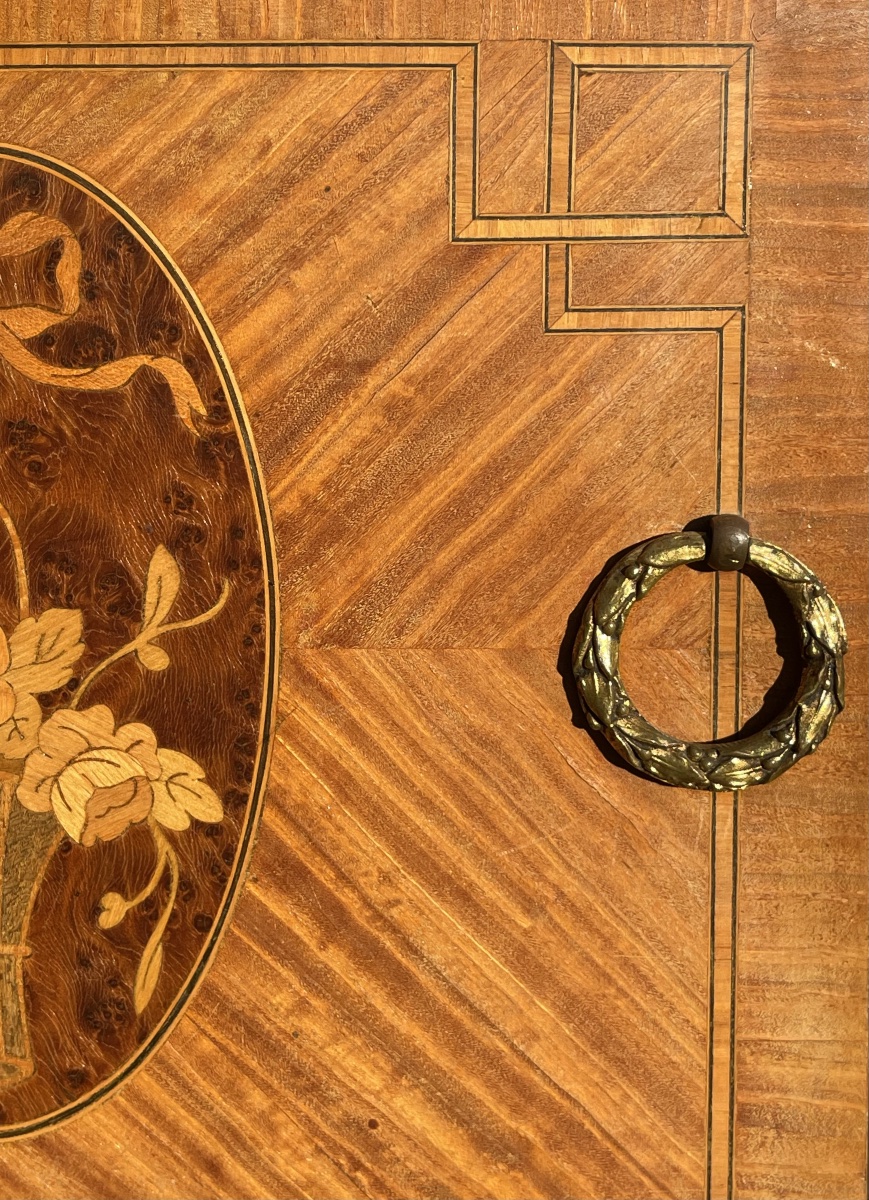 Paire de Chevets Style Louis XVI-photo-1