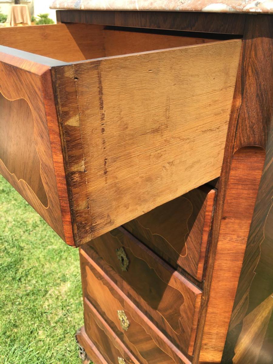 Marquetry And Bronze Cabinet -photo-3