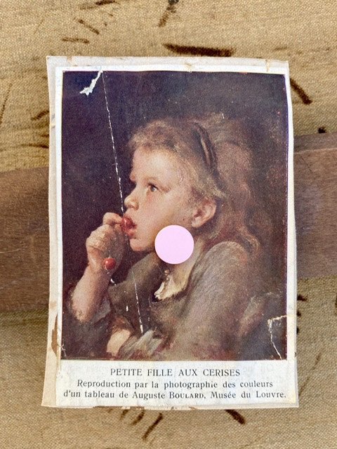 Repro. By Auguste Boulard - The "little Girl With Cherries"-photo-4