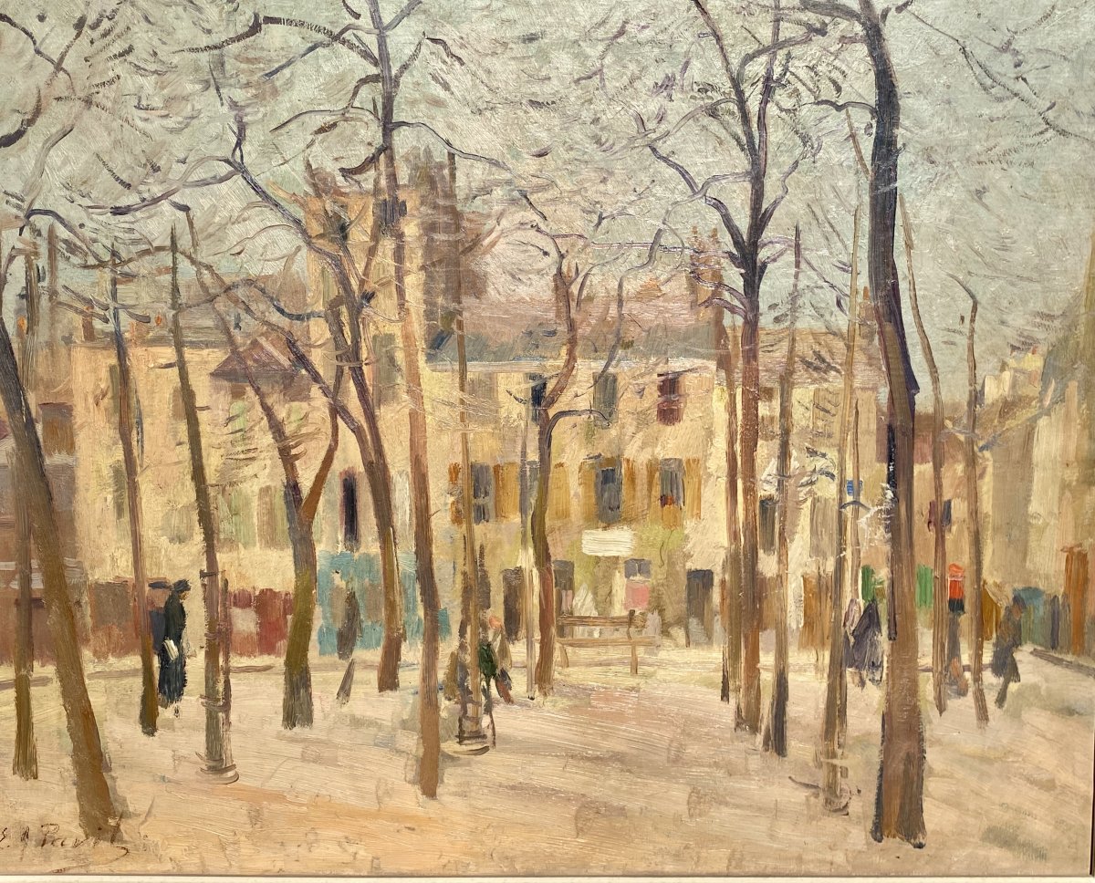 Elie Anatole Pavil - Oil On Canvas, « spring Morning 1925/26 »-photo-4