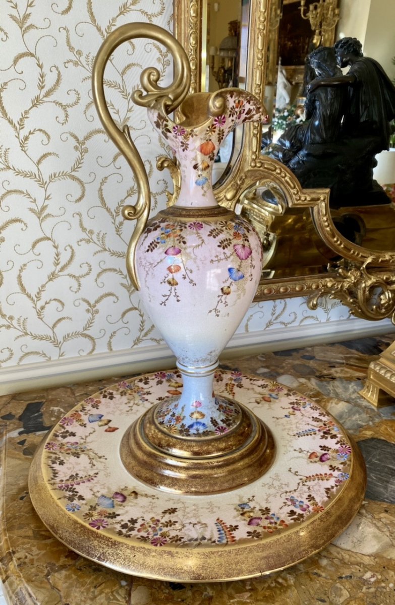 Asch - Sainte Radegonde - Large Porcelain Eder With Dish-photo-4