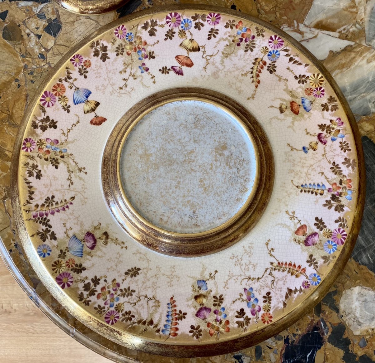 Asch - Sainte Radegonde - Large Porcelain Eder With Dish-photo-6