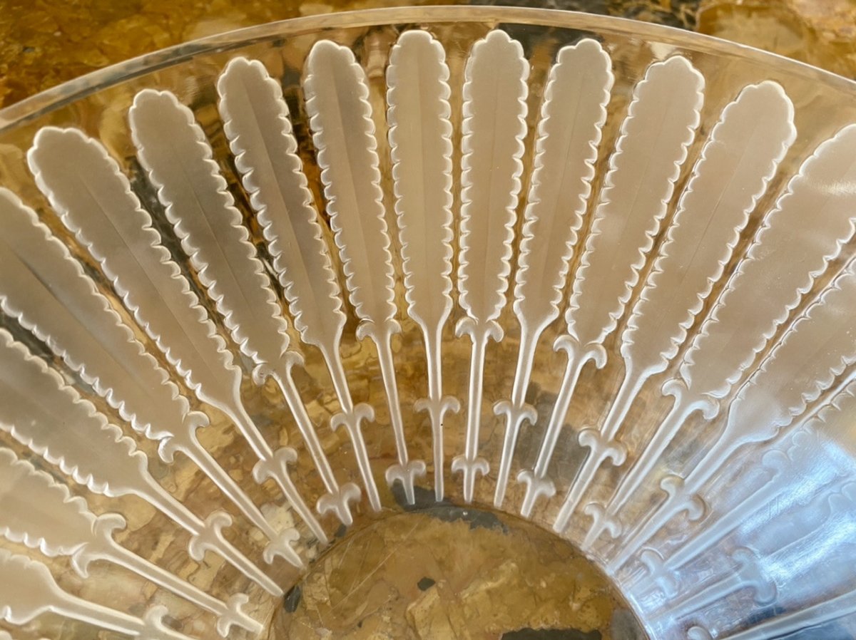 LALIQUE Cristal France - Coupe aux Épis de Blé -photo-3